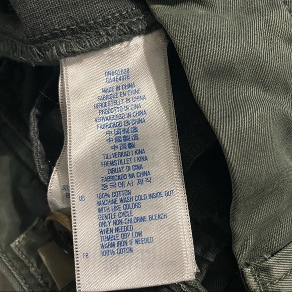 Fossil Green Fletcher Modern Fit Chino Pants - Picture 5 of 5